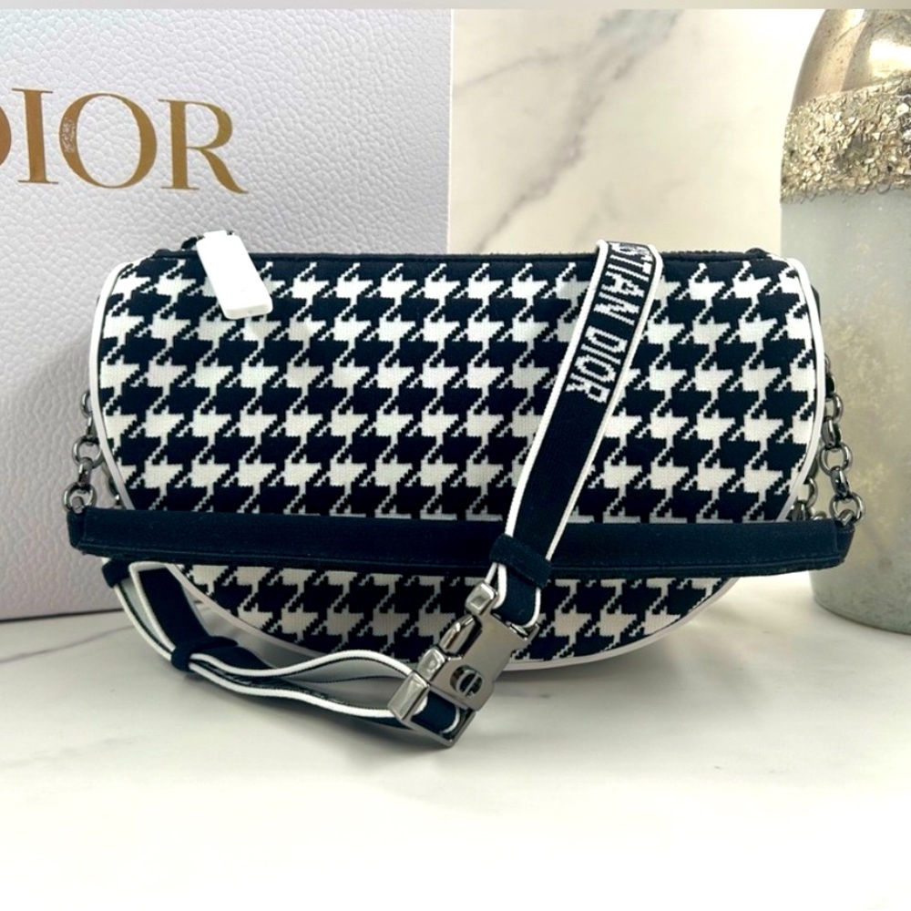 Dior Vibe Houndstooth Bag EXTREMELY RARE - Picture 3 of 10
